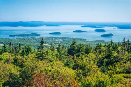 Frenchman Bay from Cadillac Mountain - Contax G1 - 45mm f2 - Velvia 100.jpg