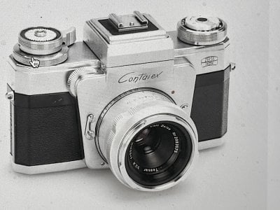 Zeiss Contarex Spezial with 50mm f:2.8 Carl Zeiss Tessar lens..jpg Zeiss Contarex Spezial with 50mm f:2.8 Carl Zeiss Tessar lens..jpg