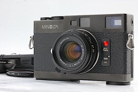Minolta CLE with 40mm f:2 M-Rokkor lens.jpg Minolta CLE with 40mm f:2 M-Rokkor lens.jpg