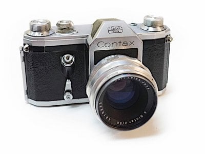 Contax S with 58mm f-2 Biotar pre-set lens.jpg