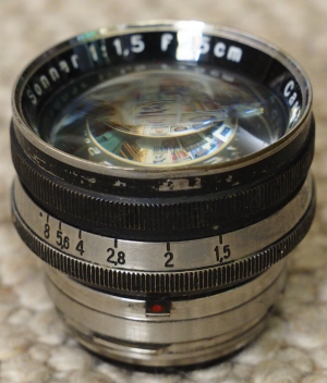 What about the black Nickel Sonnar 5cm f/1,5 - f/9,5 What about the black Nickel Sonnar 5cm f/1,5 - f/9,5